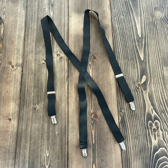 🌟4x Host Pick🌟Men’s Black Suspenders - Picture 2 of 4